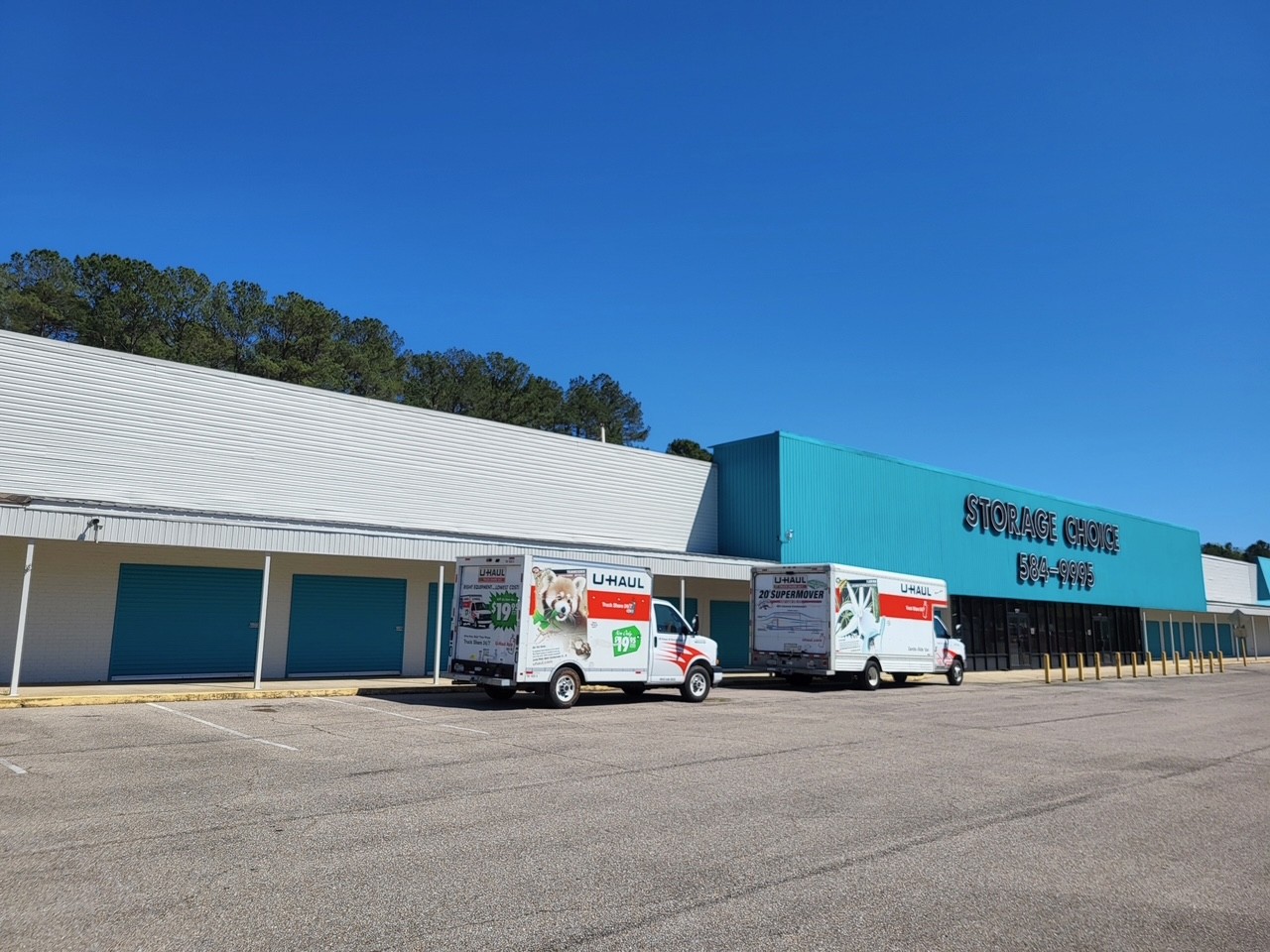 Storage Choice Petal - UHaul trucks